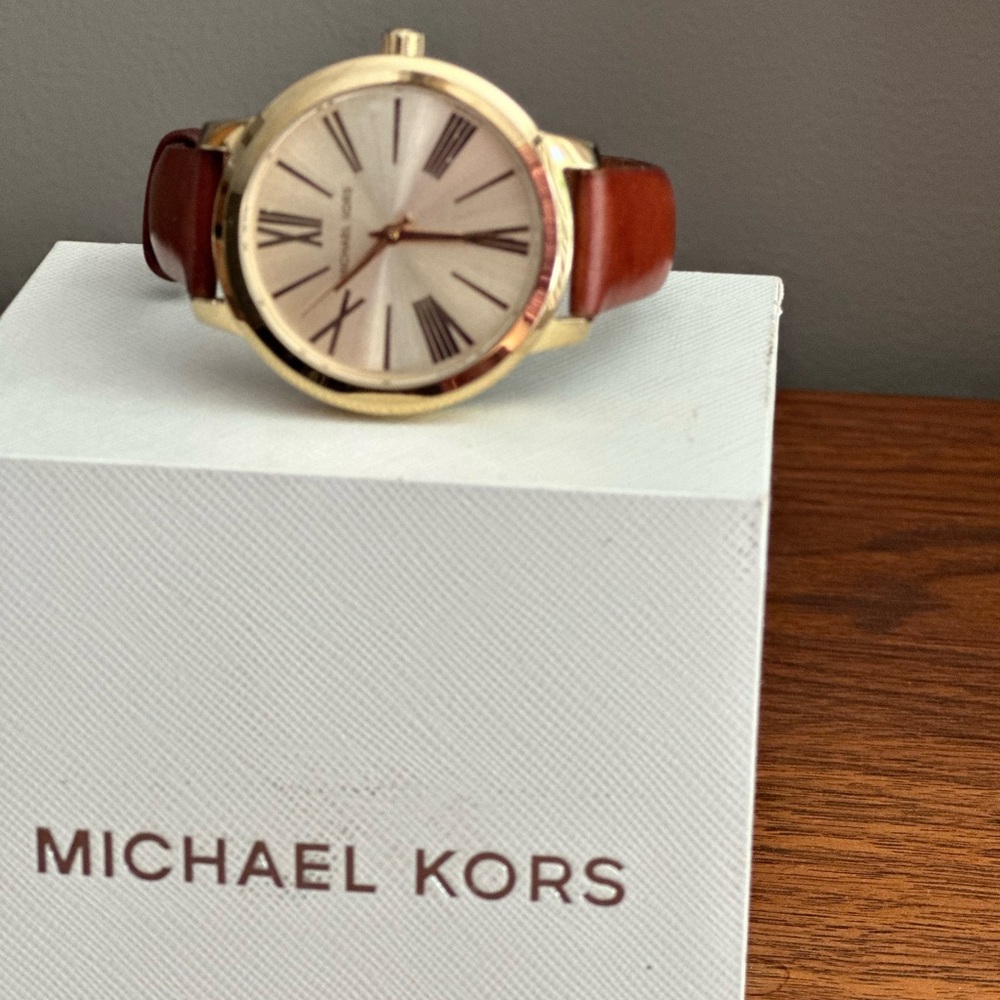 Michael Kors ladies gold tone watch